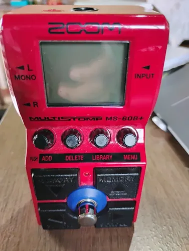 Pedaleira zoom multistomp MS 60 b+ novo na caixa