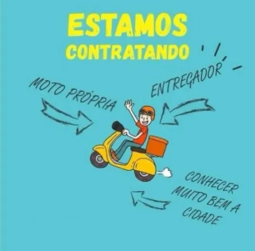 Motoboy free para pizzaria leia anúncio