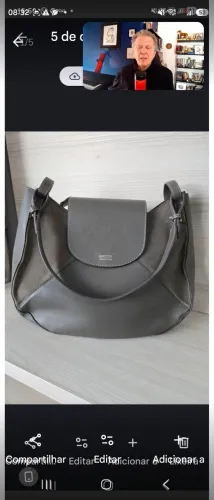 Bolsa Arezzo couro original R$ 70