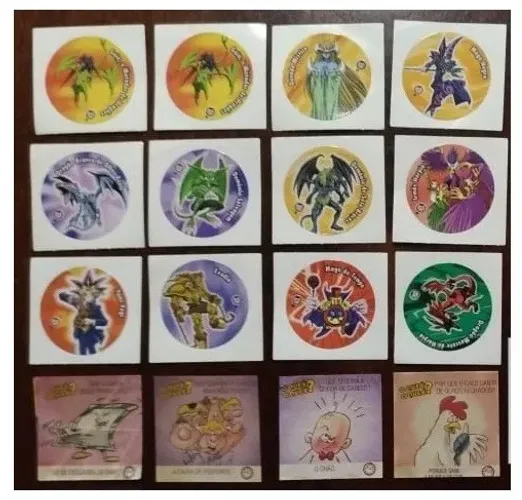 Elma chips - 16 figurinhas raras - tazo