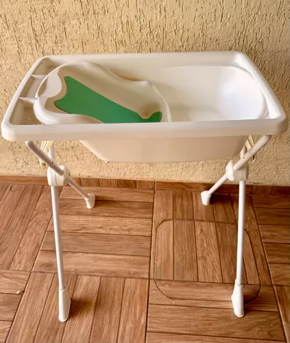 Kit Banho, Banheira + Suporte E Redutor De Assento - Burigotto