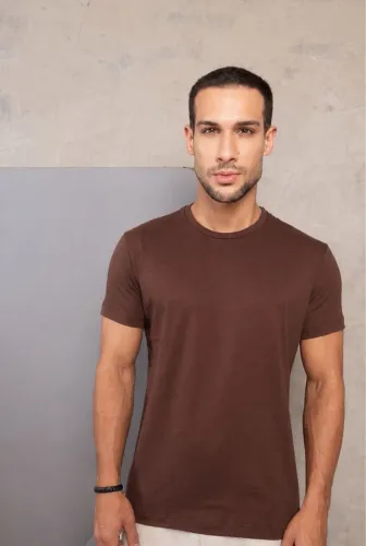 Camisas básicas algodão masculinas