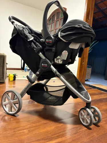 Carrinho Britax + Bebê Conforto + Base ISOFIX ? Completo e Pronto!