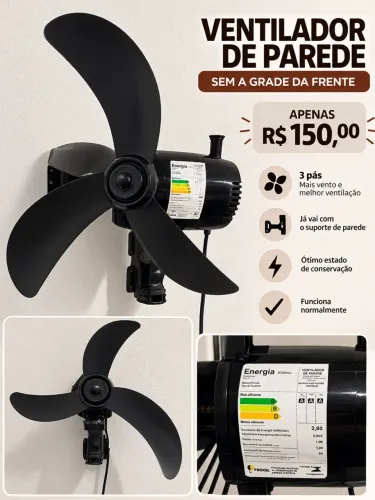 Ventilador de parede