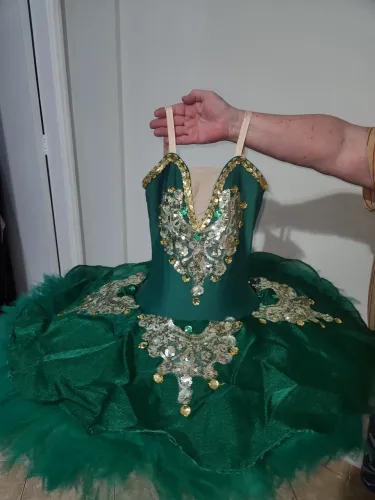 Tutu Bandeja Ballet Esmeralda Roupa Infantil 