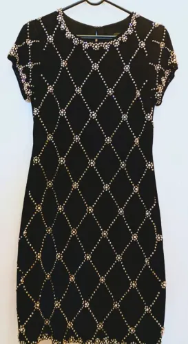 Vestido Importado Tubinho em Pedraria
