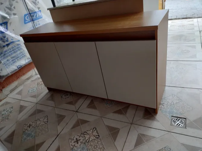 Balcão Aparador 3 portas 1,36 metros NOVAS