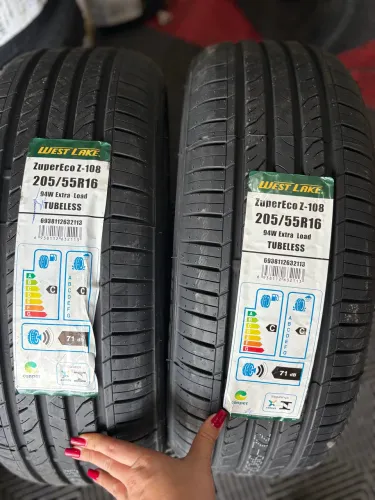 2 pneus novos WESTLAKE 205/55/16