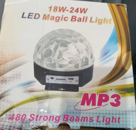 Caixa de som (globo de luz)