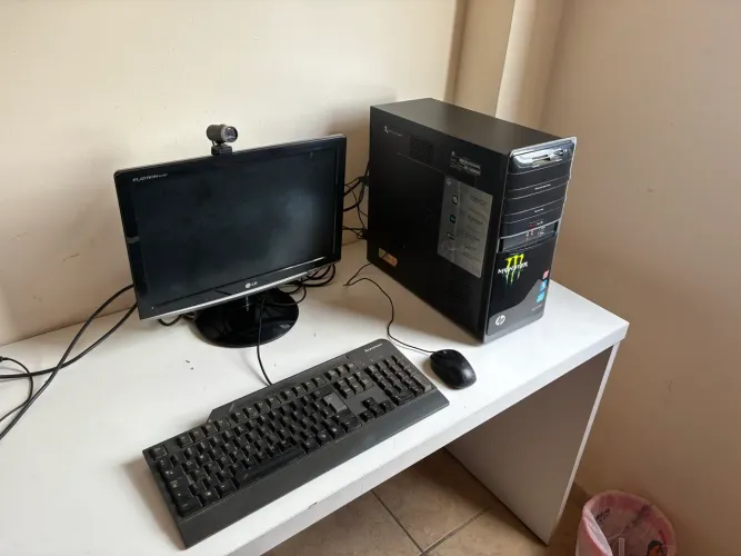 Computador Desktop HP Core i5 | 4GB RAM | HD 1TB + Monitor LG + Webcam