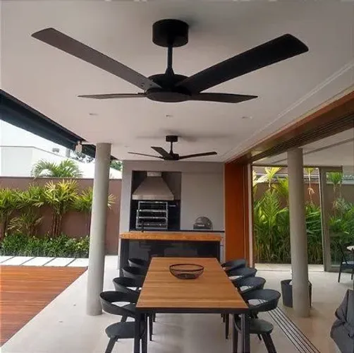 Instalação ventilador de teto, lustres