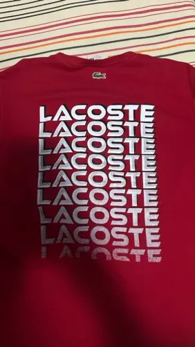 Camiseta Lacoste Vermelha Original