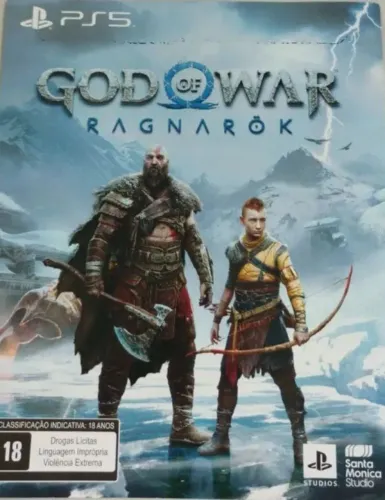 Jogo PS5 god Of WAR ragnarok digital