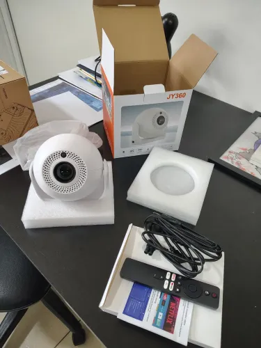 Projetor 360 NOVO e com todos os acessórios
