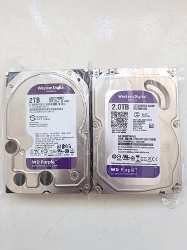 2 hds wd 2TB Purple cftv dvr nvr cpu