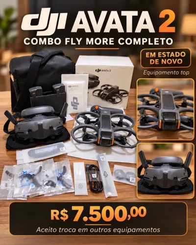 Drone DJI avata 2 combo fly more completo 