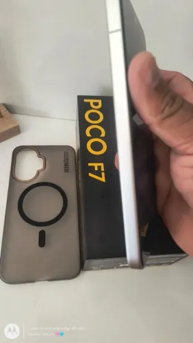 Poco F7 512 GB 16.de memória ram aparelho sem marcas de uso impecável todo original
