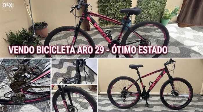 Bicicleta TSW Aro 29 - 24 Marchas - Freio a Disco - Excelente Estado