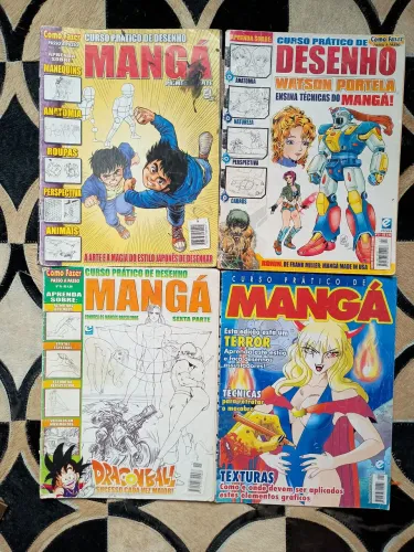 Revistas de como desenhar mangá