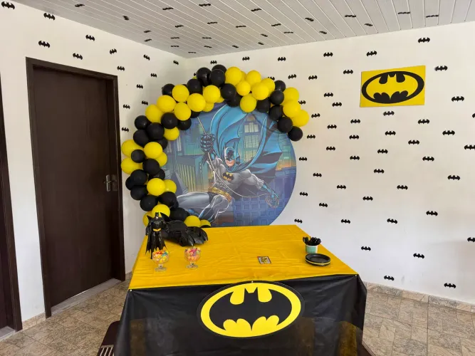 Decoração Batman festa de aniversário 