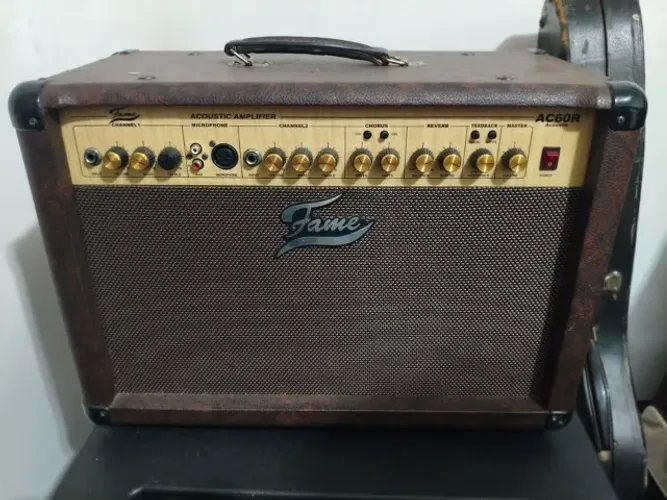 Amplificador Violao Fame Ac60r 60w 2x8