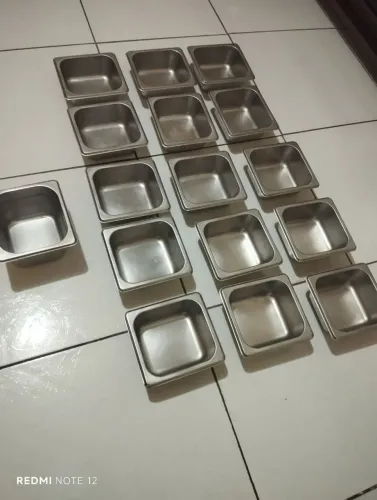 16-Cubas inox 1/6 gastronomia