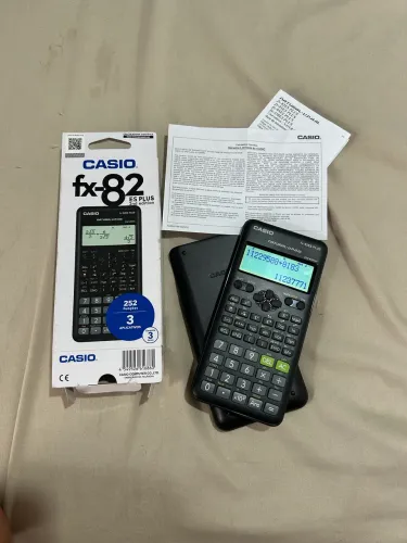 Calculadora casio Científica 252 Funções Fx-82 es plus