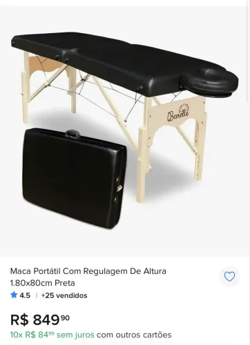 Maca portátil 