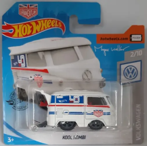 Hot Wheels Kool Kombi Branca 2018