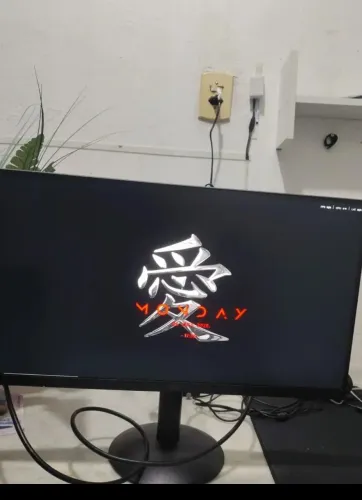 Monitor gamer Aoc Série B30 21.5'' Full Hd Gaming 120hz 1ms / cor preto