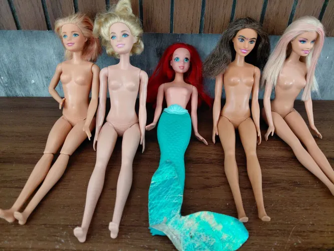 Kit Barbie e serei ariel