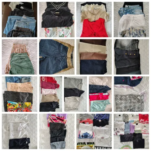 Roupas semi novas, de marcas como Hering, femininas, de inverno e verão. 