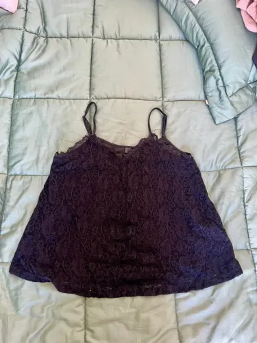 Blusa Preta Renda P