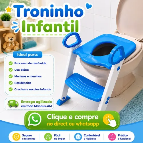 Assento Redutor Infantil com Escada