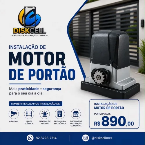 Motor portão Rossi venda e instalação empresa especializada
