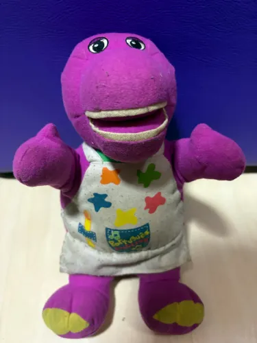 boneco pelúcia barney 2006 (não funciona) fisher price