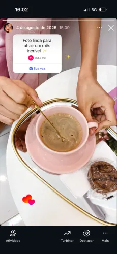 Conjunto de xícaras pink