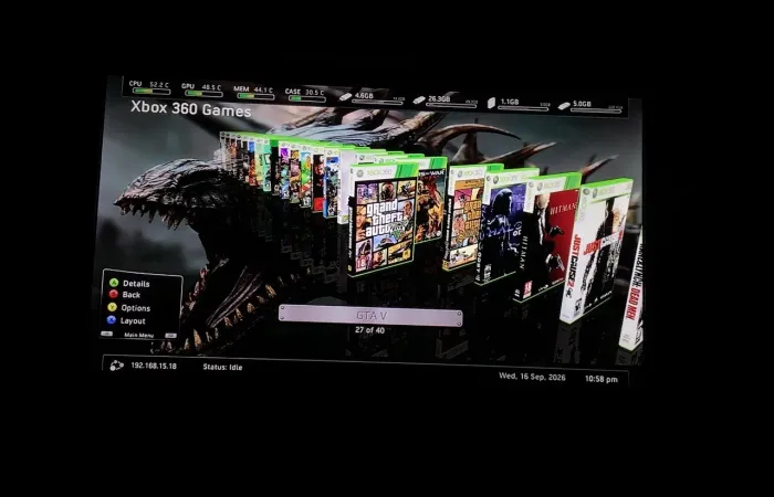 Xbox 360 super slim desbloqueado com vários jogos
