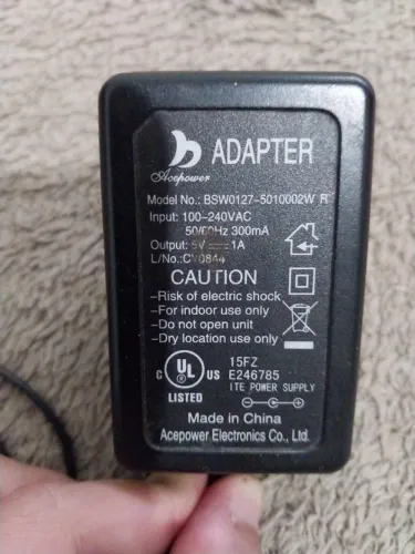 Fonte Acepower 5V 1A Bivolt AC/DC BSW0127-5010002W-R