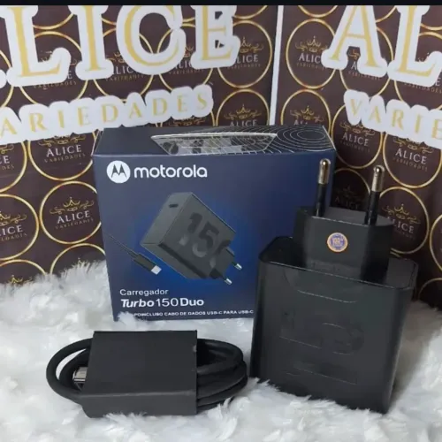 Carregador Motorola 150w turbo Tipo C