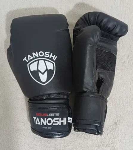 Par De Luvas Boxe Muay Thai Tanoshi Tamanho 12 P/M