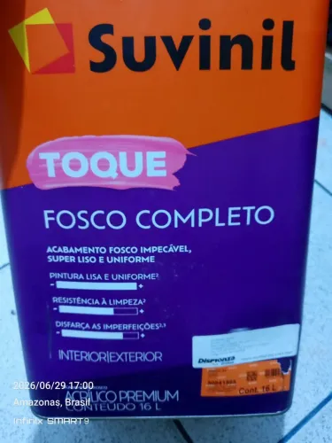 Vendo tinta Suvinil fosco completo 