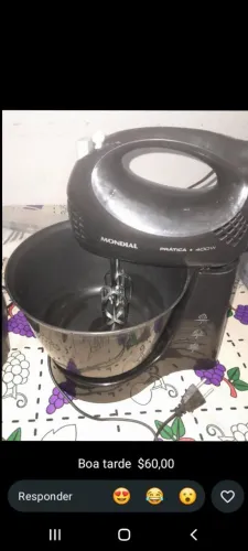 Batedeira pouco usada