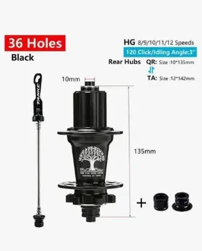 Cubo Traseiro 36 Furos Hg Tanke Th390 Barulhente 