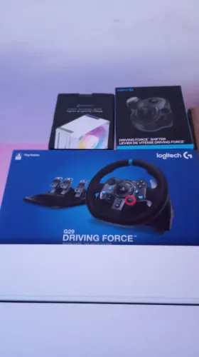Volante Logitech G29 com câmbio PS4 PS5 e PC
