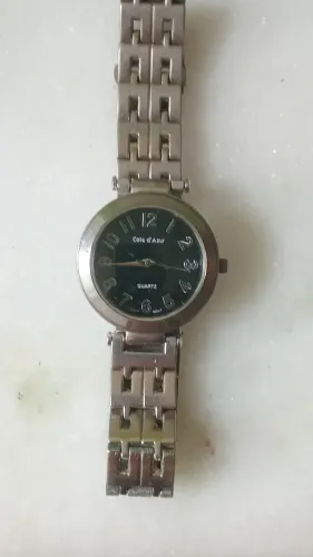 Relógio de pulso analógico Côte d'Azur funcionando bateria com 3 mêses