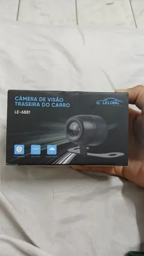 Câmera de Ré LELONG LE-6881 - Visão Traseira - À Prova D'água - Nova<br>
