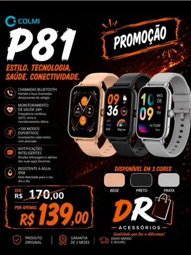 Colmi P81 relógio inteligente
