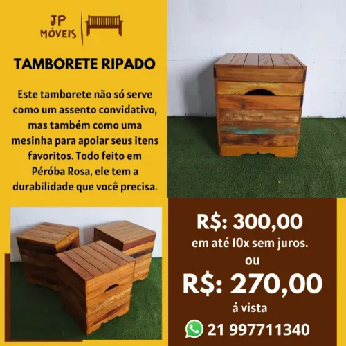 Tamborete Ripado.