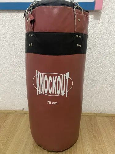 Saco de boxe.